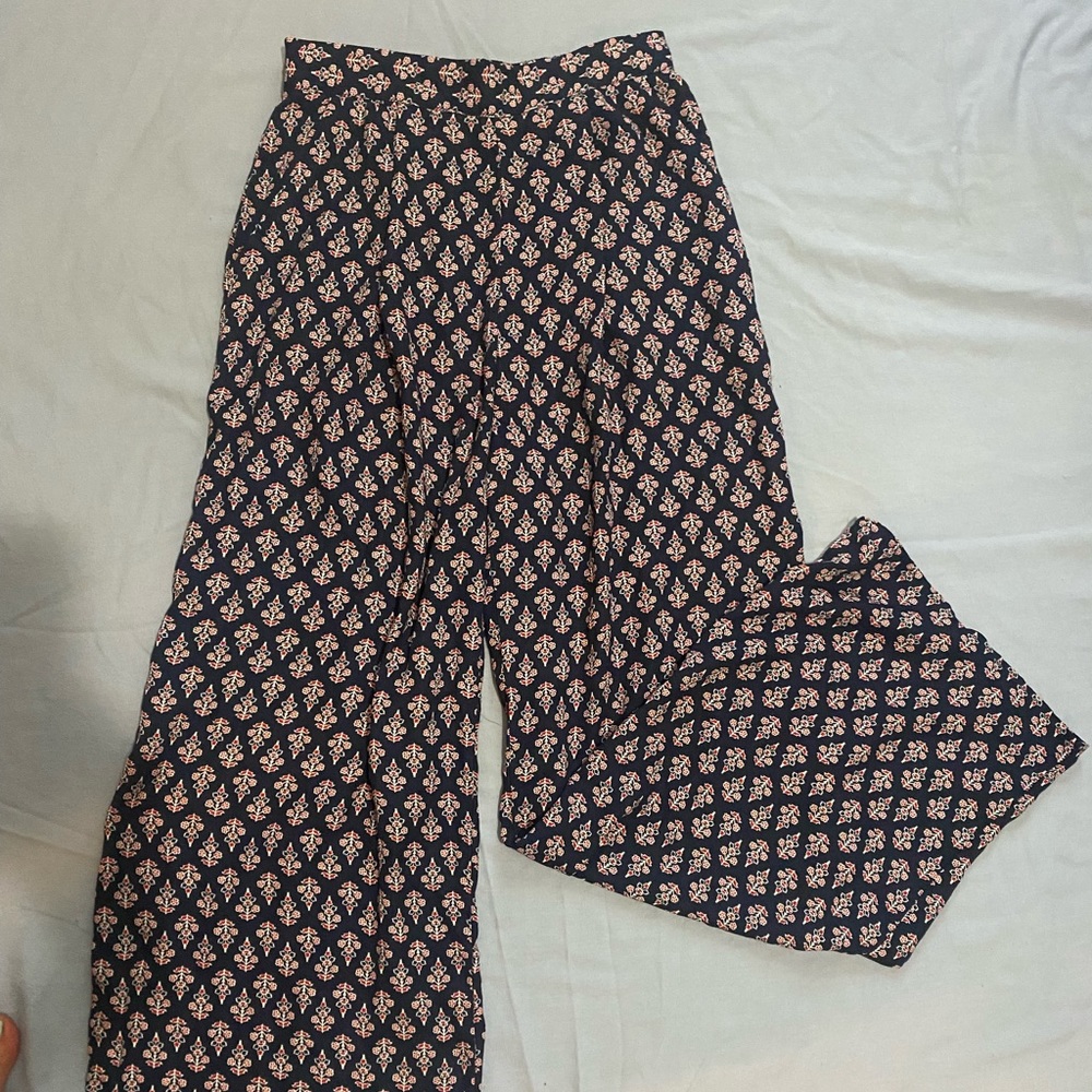 High Waisted Flowy Pants